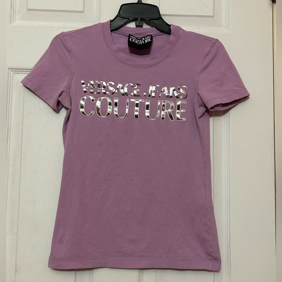 VERSACE JEANS
Mirror Logo T-Shirt size XS lilac color women’s - Picture 9 of 14